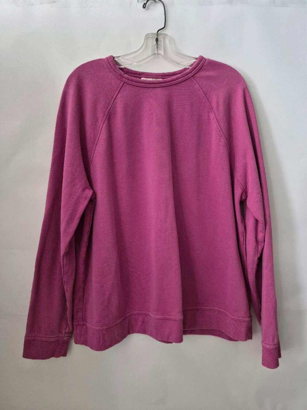 Universal Thread Womens XXL Cotton Fuchsia Pink Long Sleeve French Terry Sweater